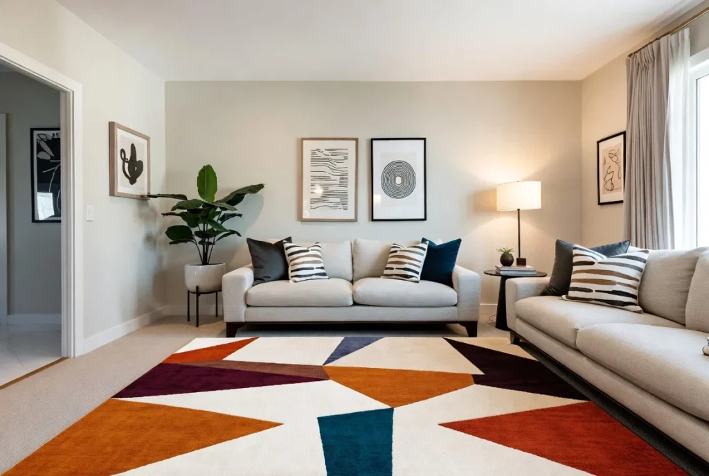 Add Geometric Patterns Strategically