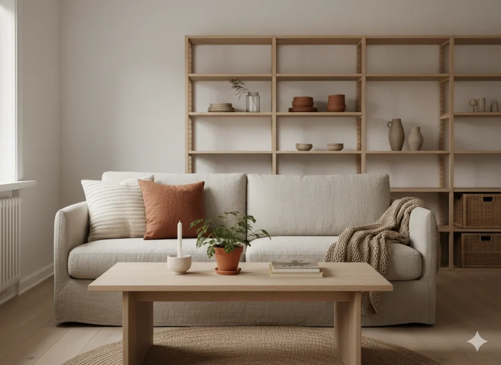 Balance Minimalism with Lived-In Warmth