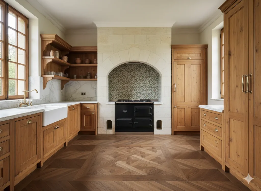 European-Inspired Kitchen Design