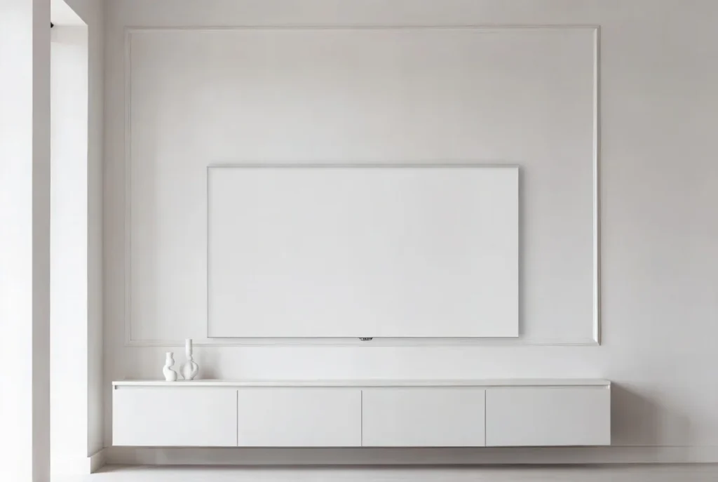 Ideas 1 Through 6: Minimalist TV Wall Designs