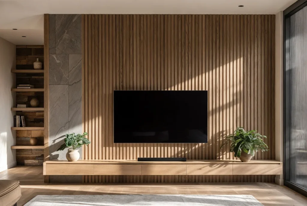 Ideas 7 Through 12: Wood Panel and Natural Material Walls