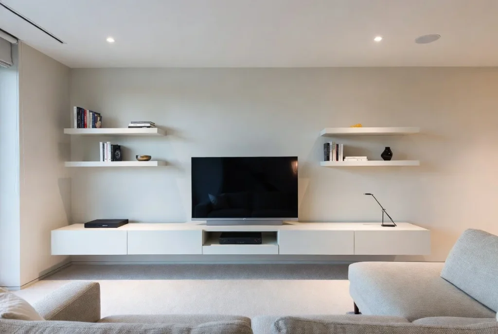 Install Floating Furniture and Shelving