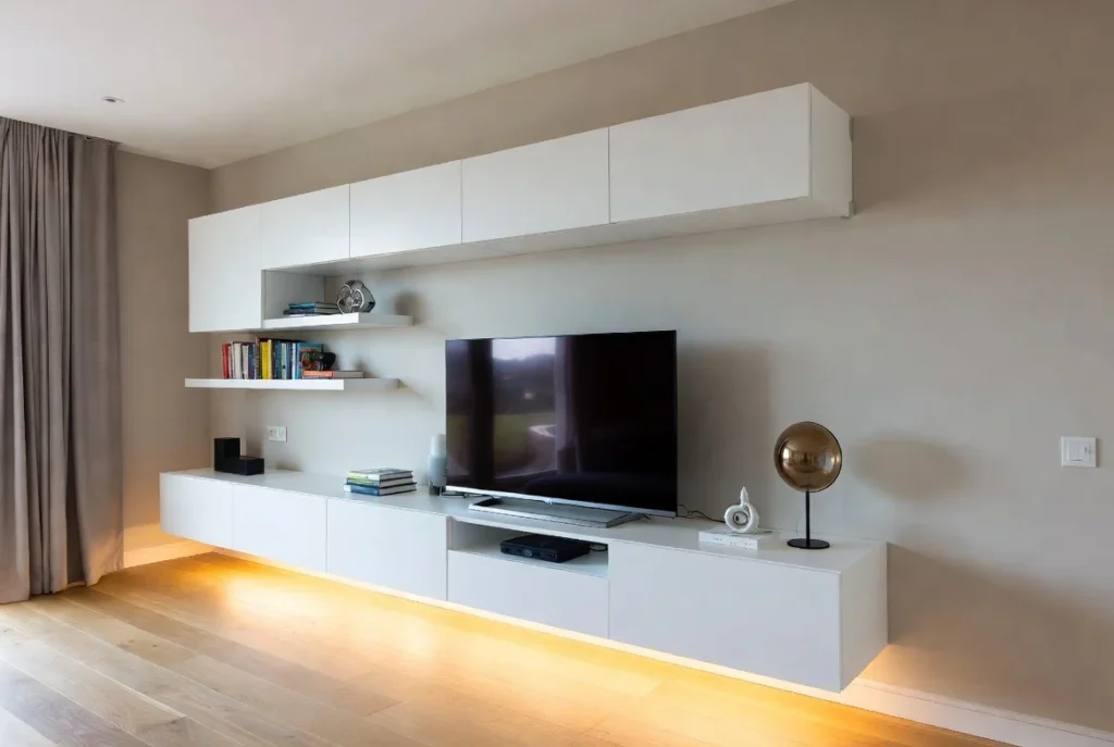 Install Wall-Mounted or Floating Furniture