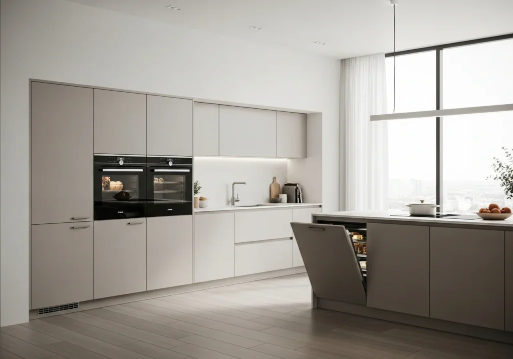 Integrated Appliances and Seamless Cabinetry