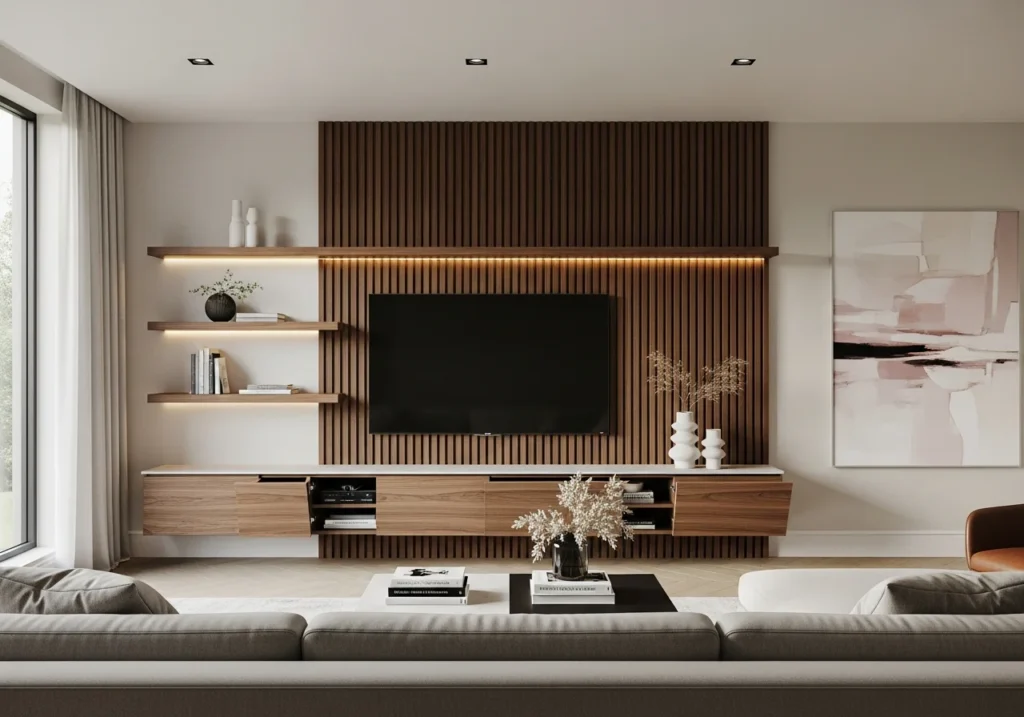 Modern TV Wall Designs That Captivate