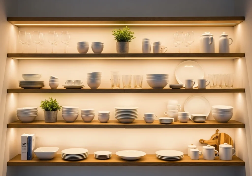 Open Shelving and Display Storage