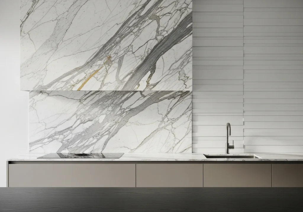 Statement Backsplashes and Accent Walls