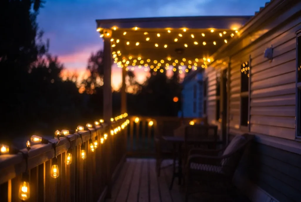 Add Affordable String Light Canopies