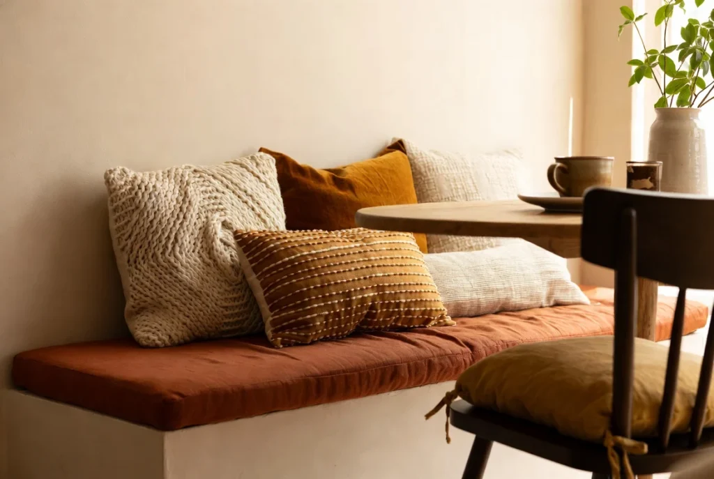 Add Comfortable Cushions and Pillows