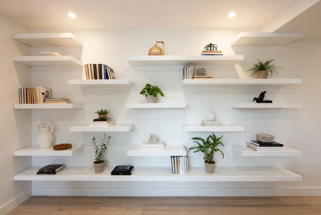 Add Floating Shelves for Display