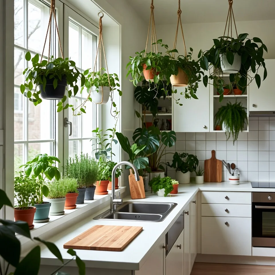 Add Living Greenery and Herb Gardens