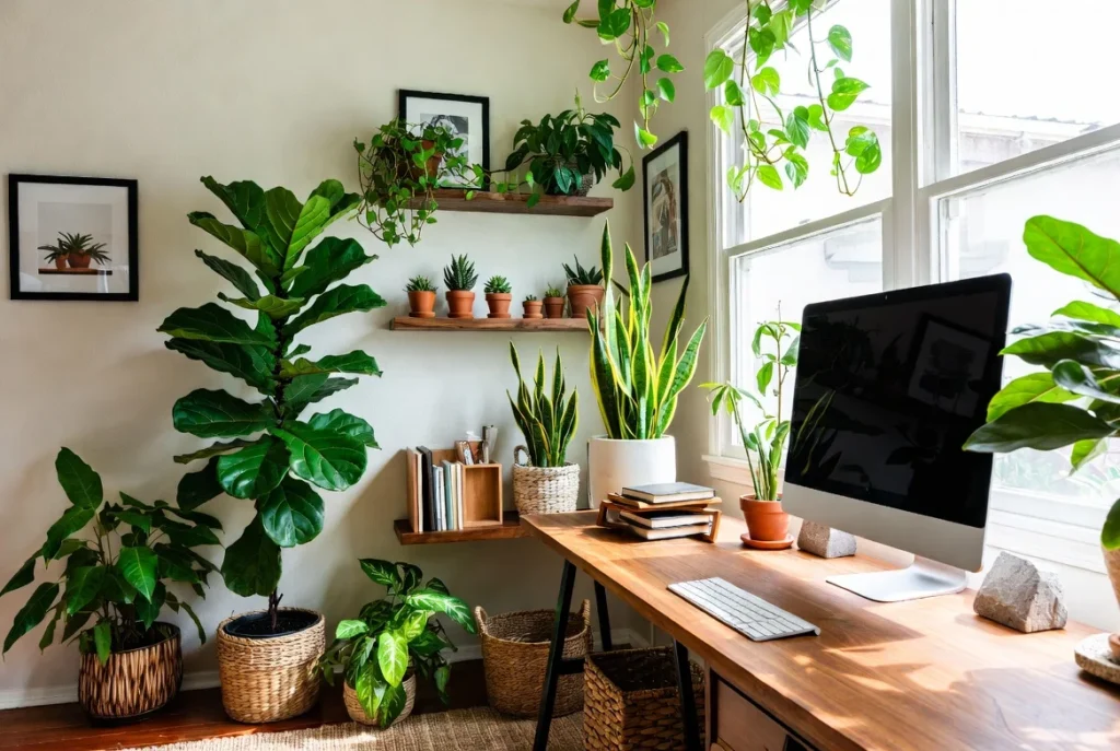 Add Natural Elements and Living Greenery