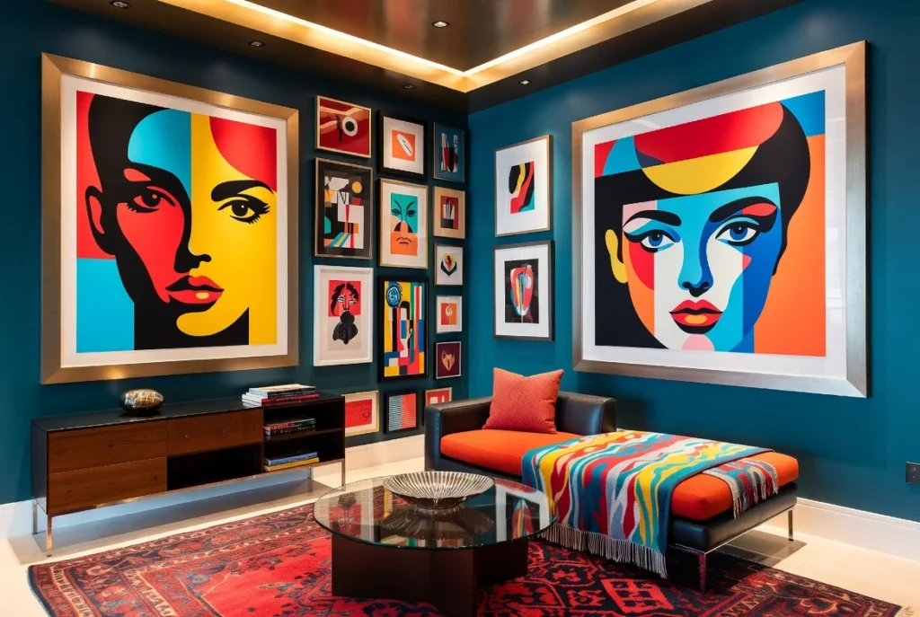 Add Pop Art for Modern Vibrancy
