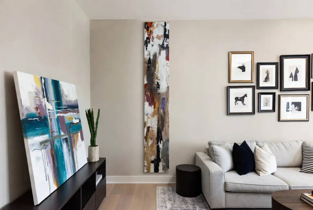 Add Vertical Interest with Artwork