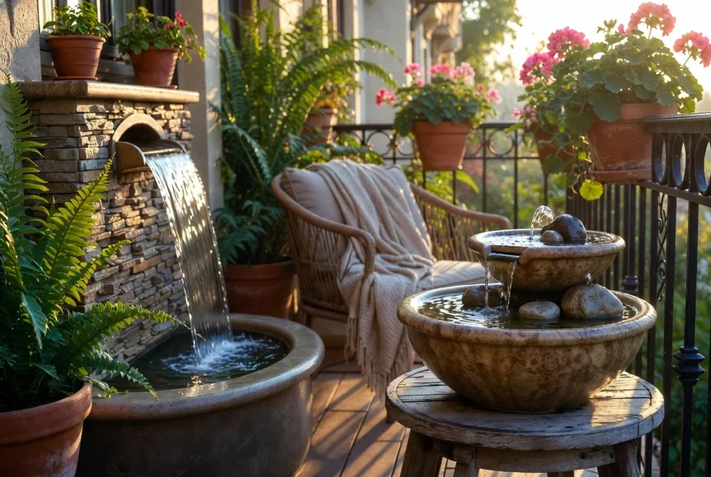 Add Water Features for Tranquility