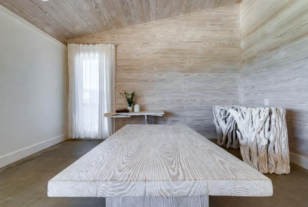 Add Whitewashed Wood Accents