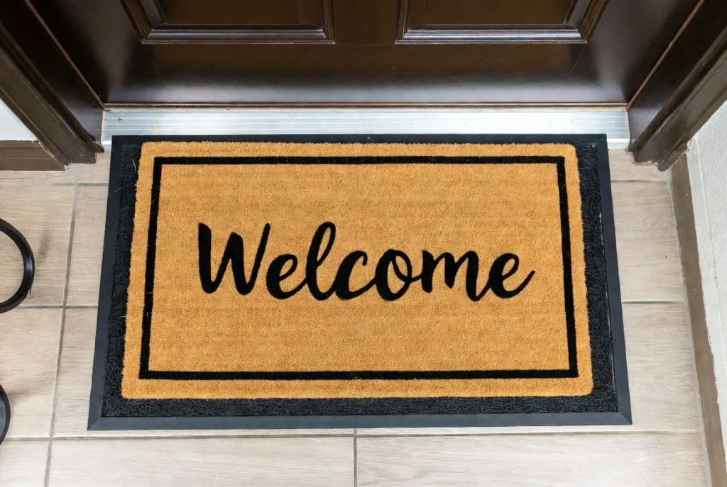 Add a Welcoming Doormat