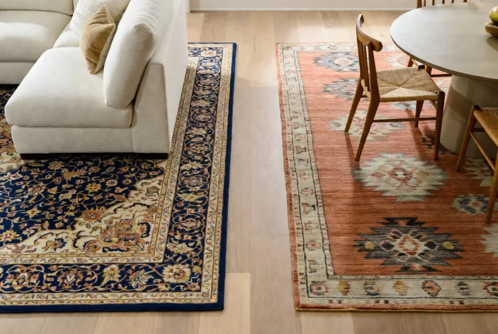 Anchor Each Zone with Area Rugs