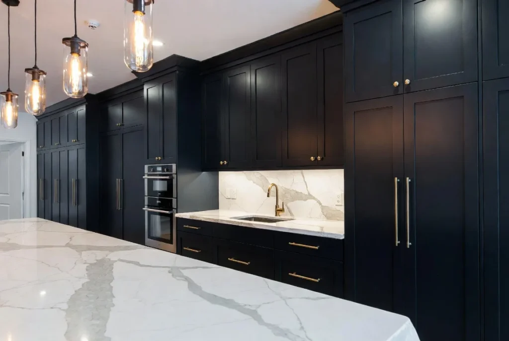 Black Cabinets for Dramatic Modern Impact