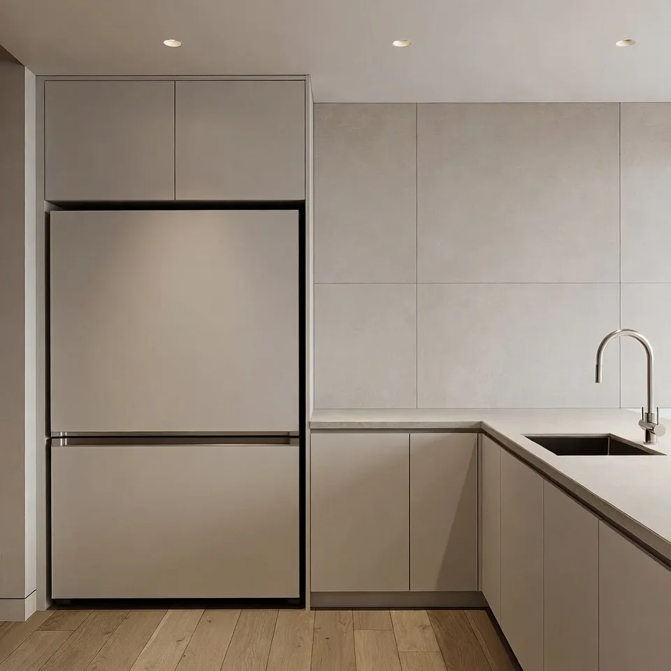 Create Concealed Minimalist Kitchens