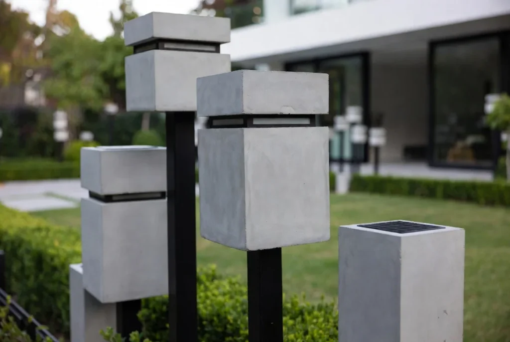 Create Concrete Garden Lanterns