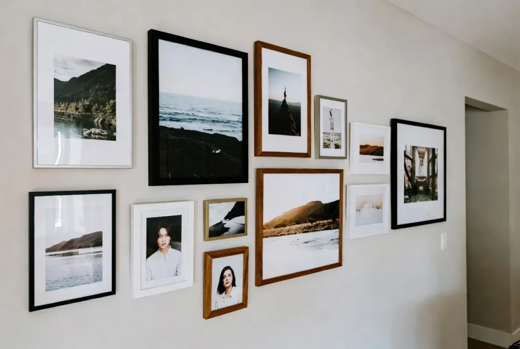 Create Gallery Walls with Personal Art
