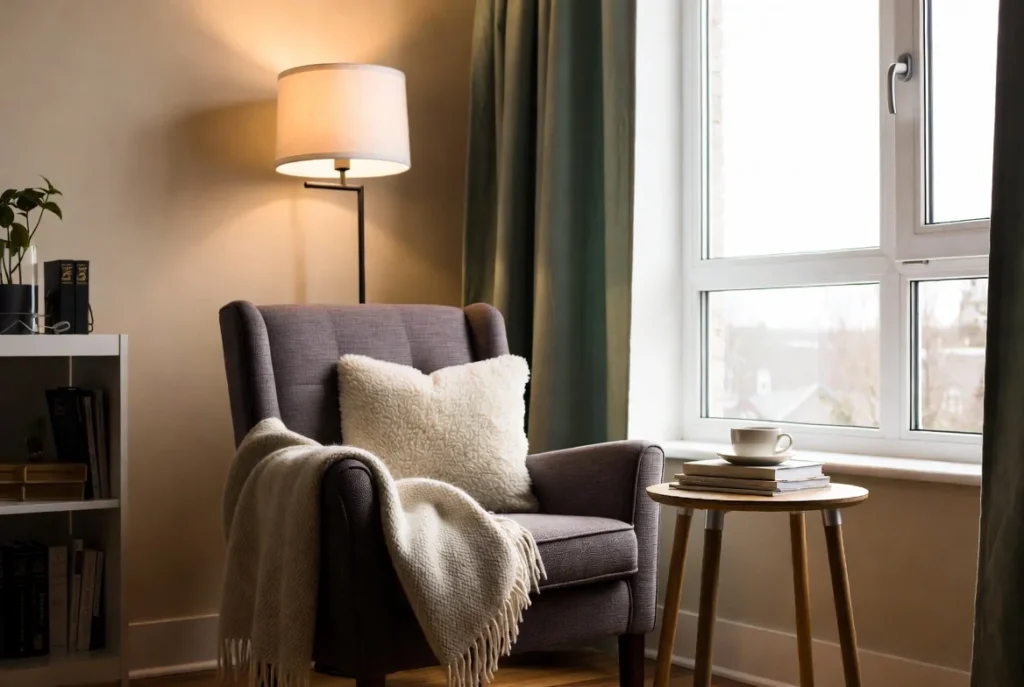 Create a Dedicated Reading or Relaxation Nook