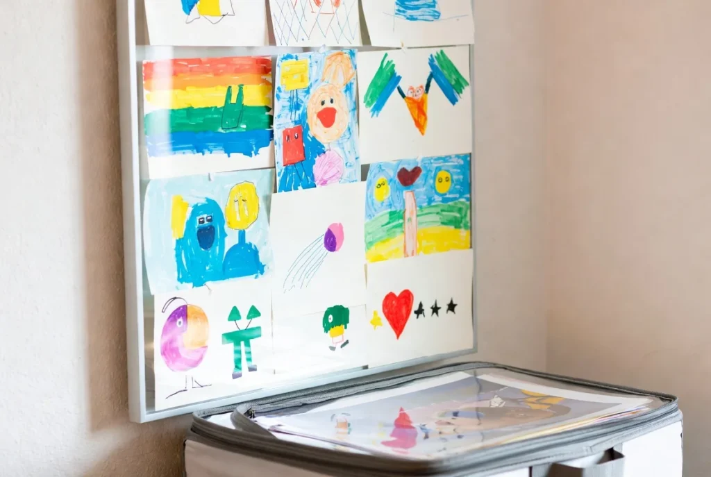 Create a Kids Art Display and Storage System