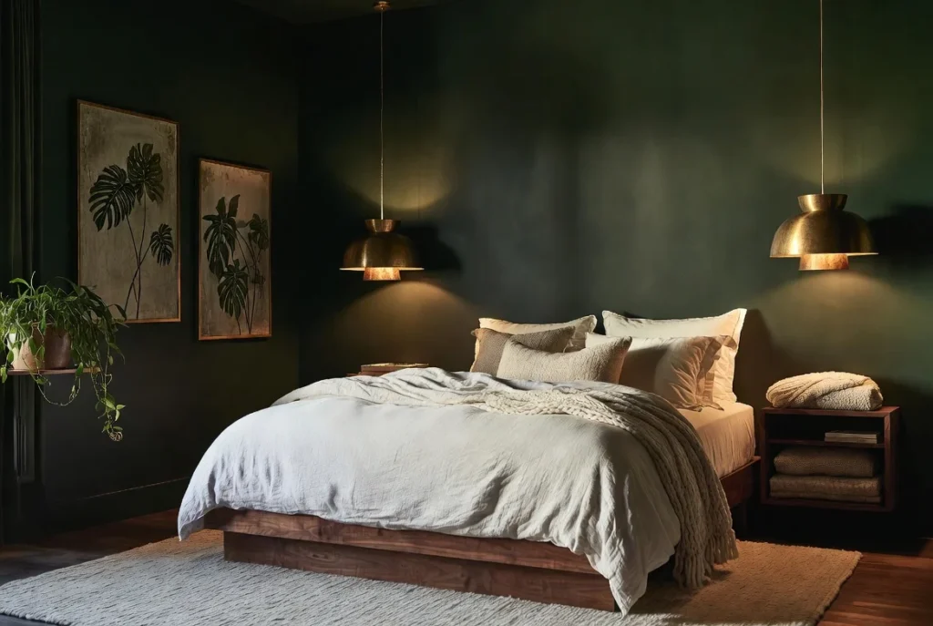 Dark and Moody Bedroom Color Schemes for Dramatic Luxury