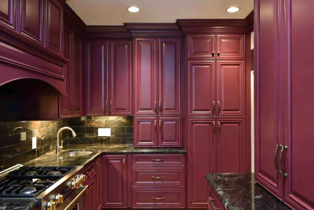 Deep Burgundy and Wine for Luxurious Drama