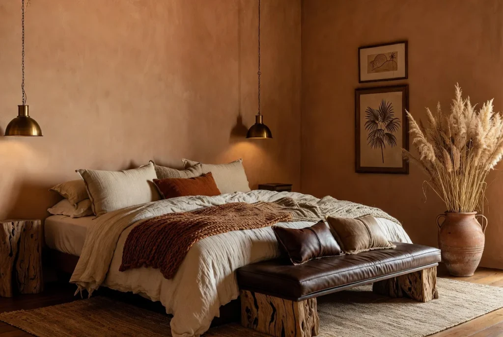 Earthy Bedroom Tones for Organic Warmth and Grounded Comfort