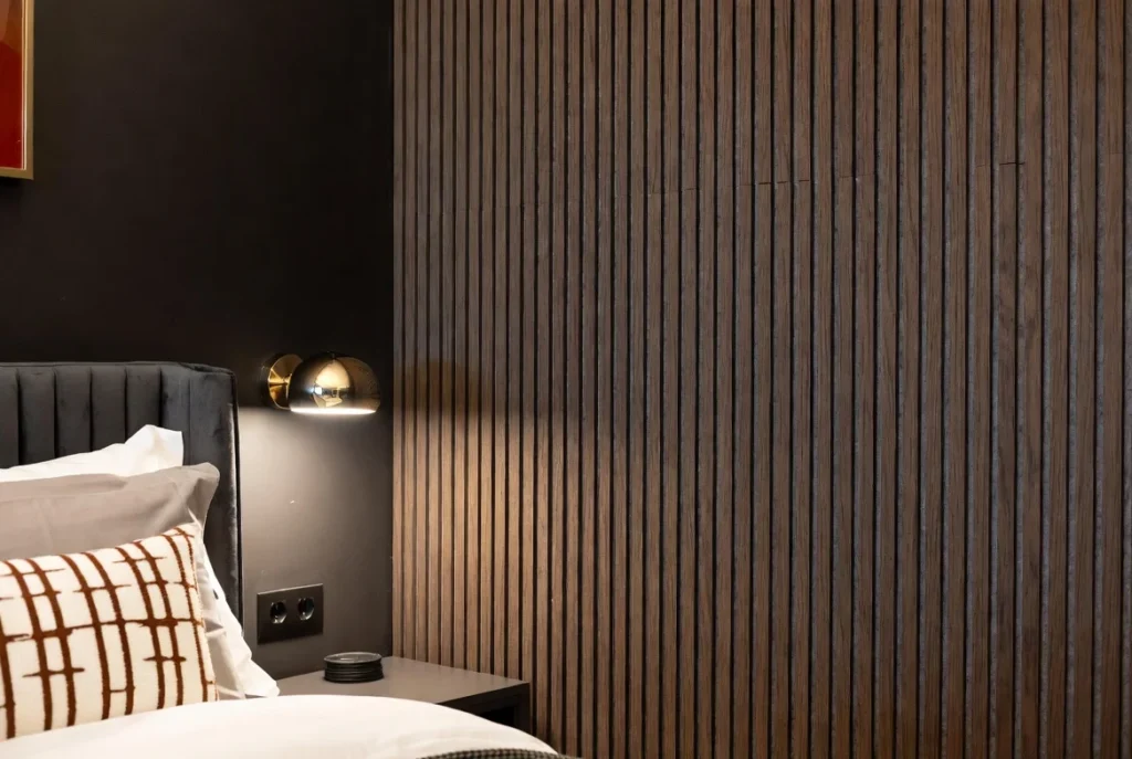 Incorporate Dark Wood Paneling