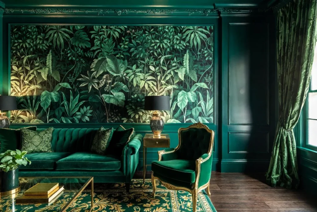 Incorporate Emerald Green Elements