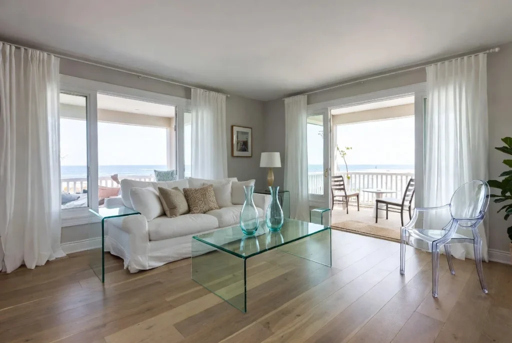 Incorporate Glass and Lucite Accents