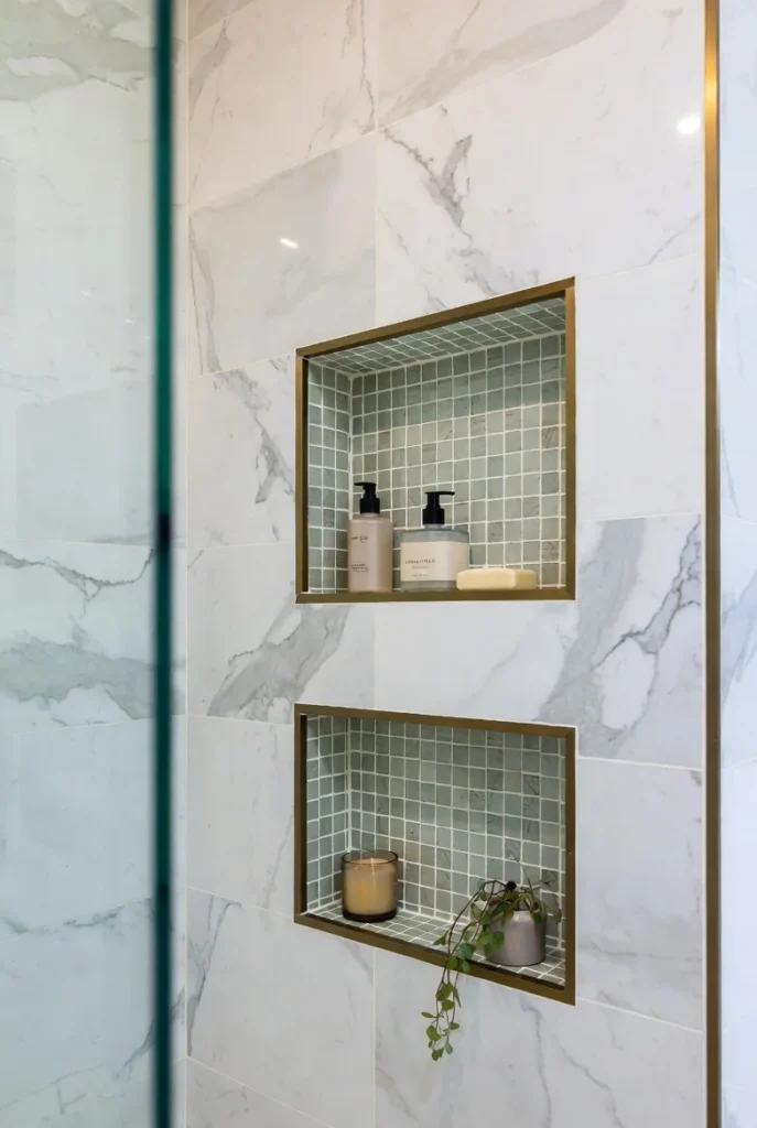 Incorporate Recessed Shelf Niches