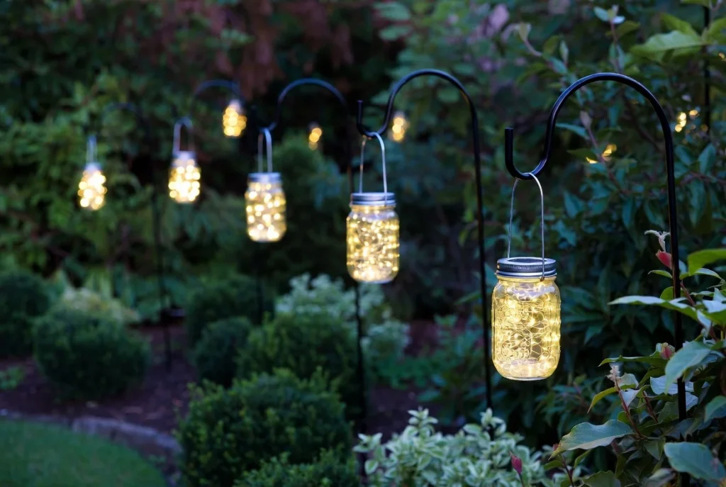 Install Mason Jar Solar Lanterns