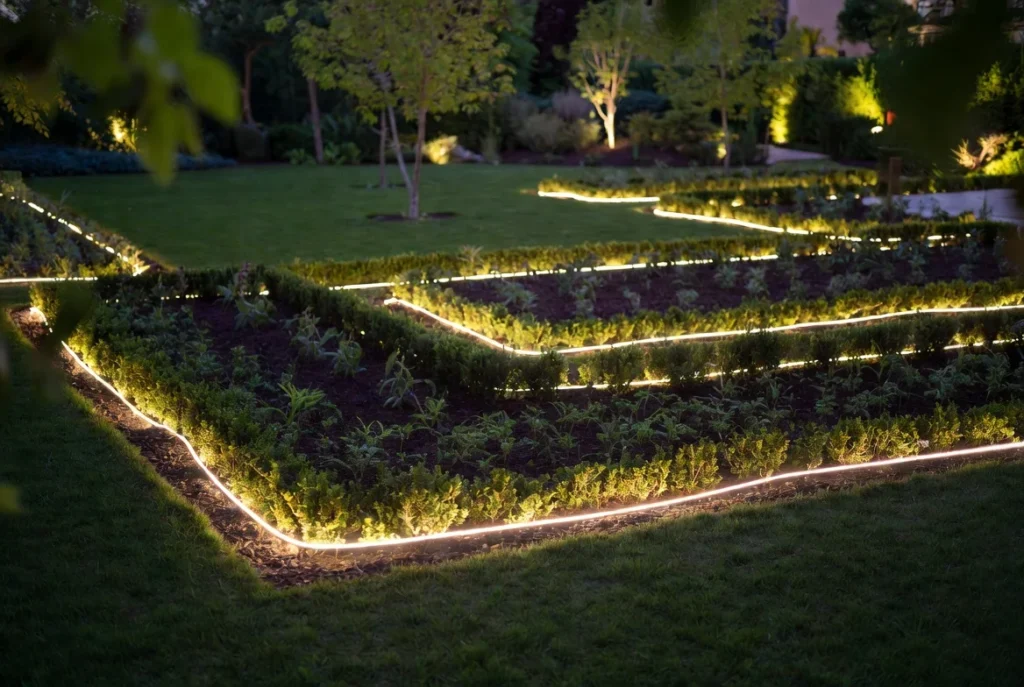 Install Rope Light Borders