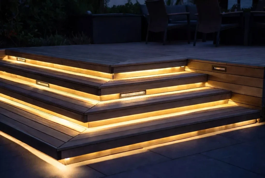 Install Step and Deck Lights