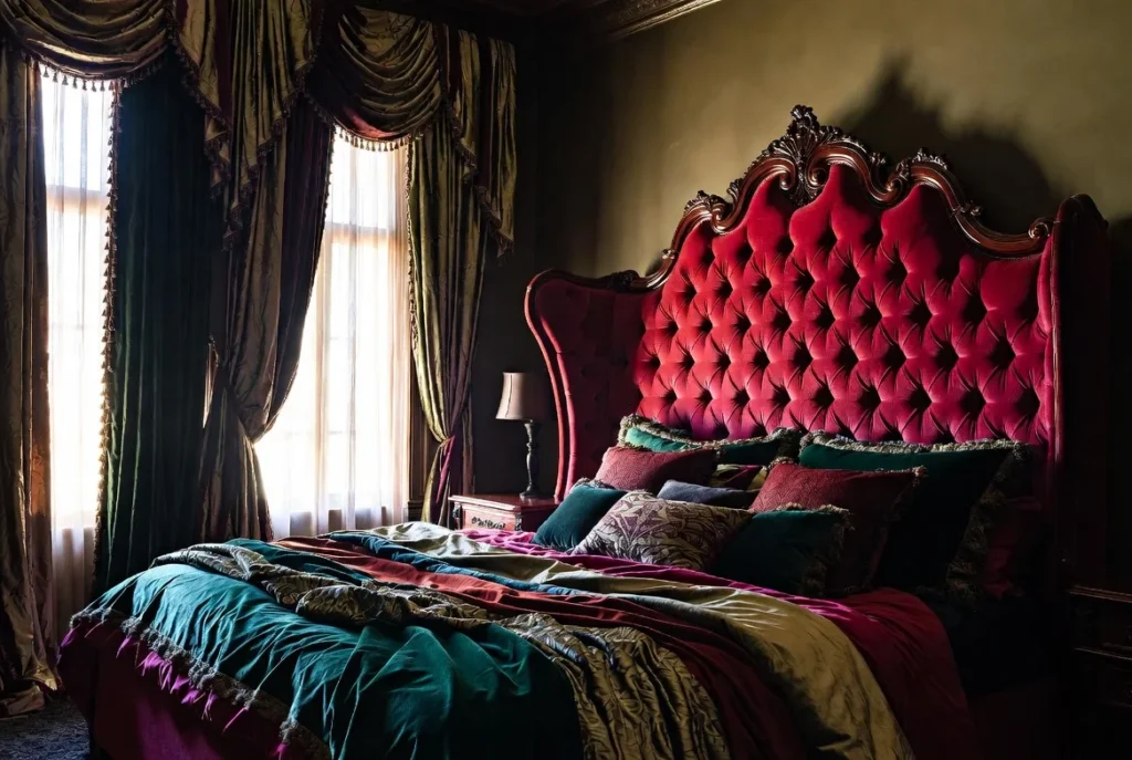 Layer Luxurious Velvet Textiles