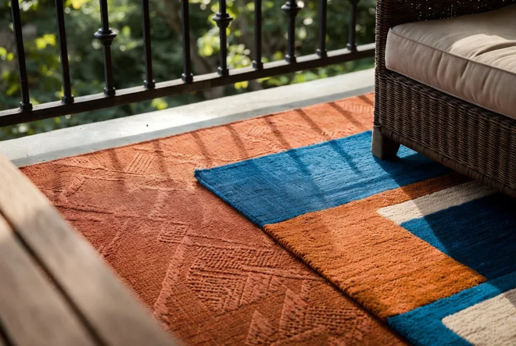 Layer Outdoor Rugs for Comfort