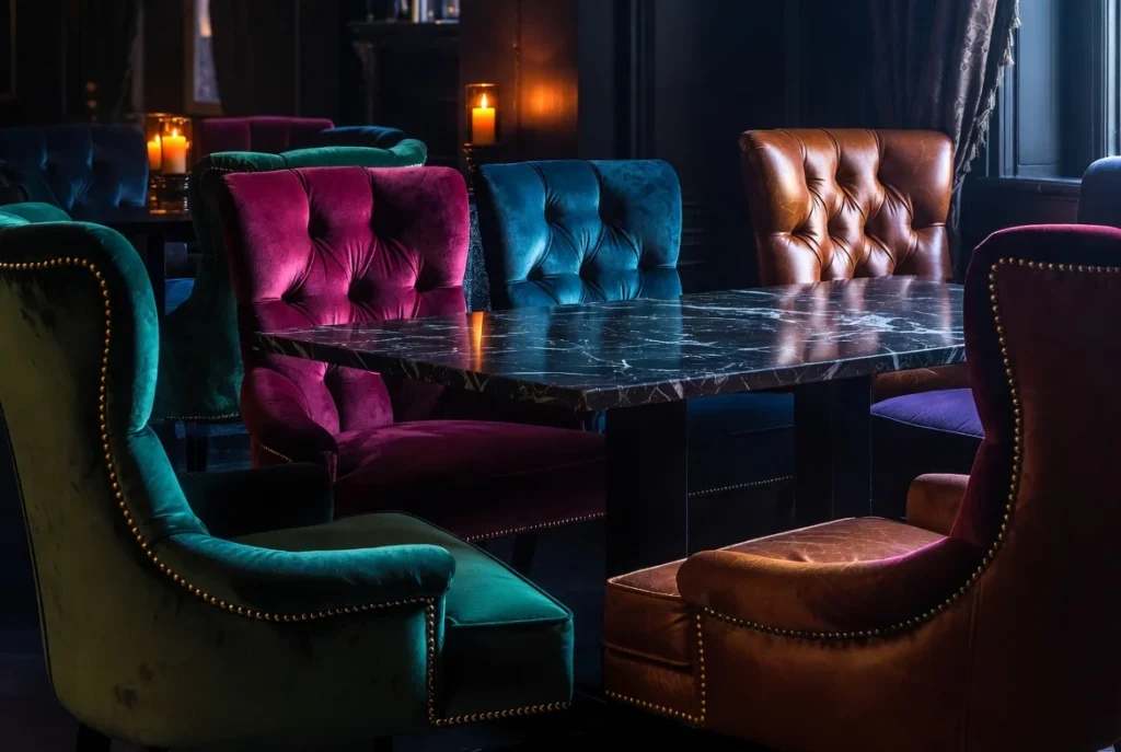 Layer Velvet Upholstered Seating