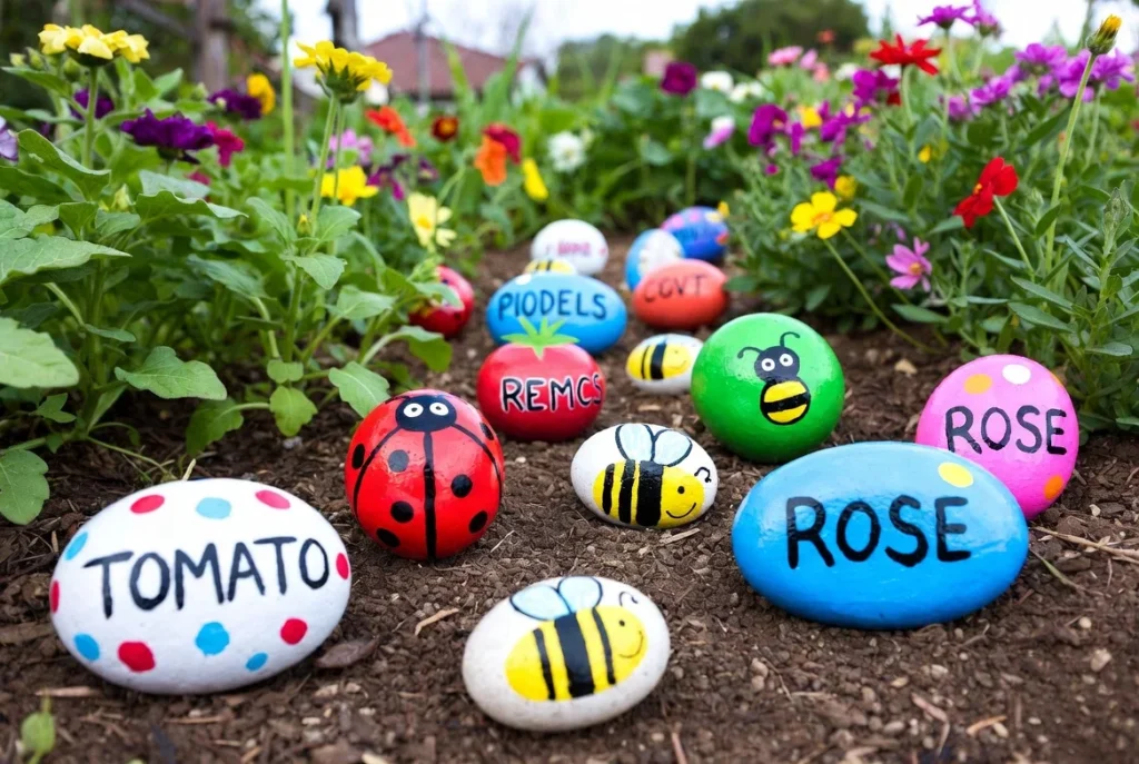 Make Painted Rock Garden Markers