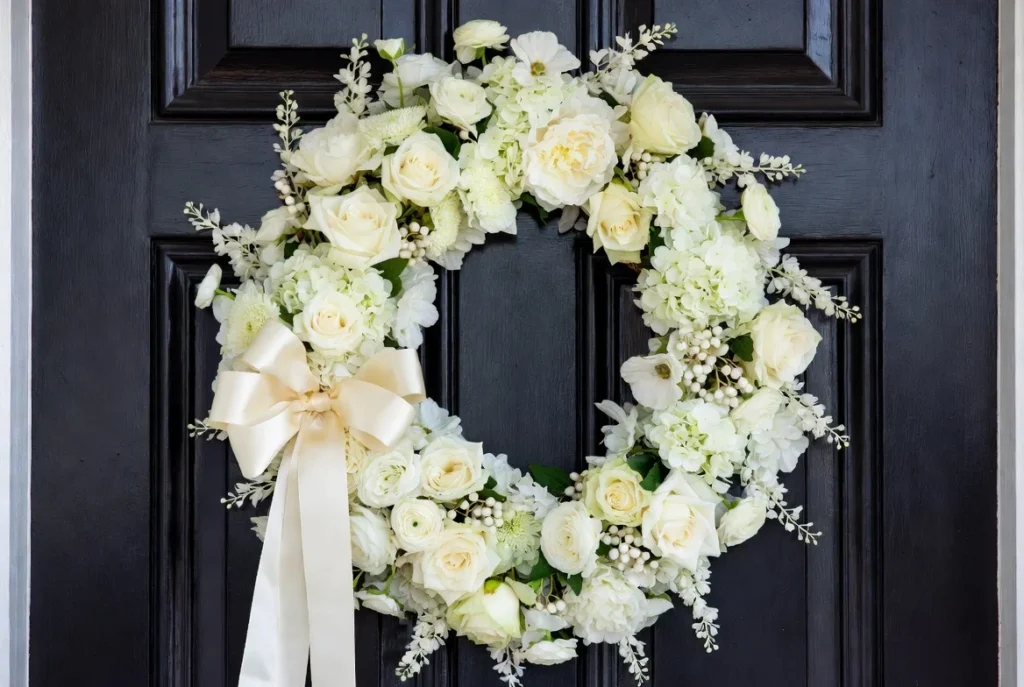 Monochromatic White and Cream Wreath