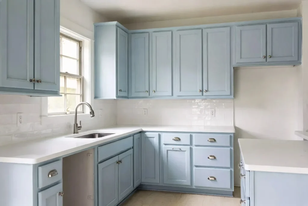 Soft Powder Blue for Serene Coastal Vibes