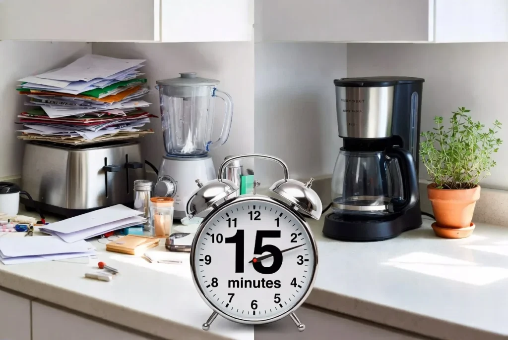 Start Small: The 15-Minute Daily Declutter Method