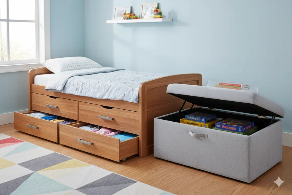 Use Multi-Purpose Furniture