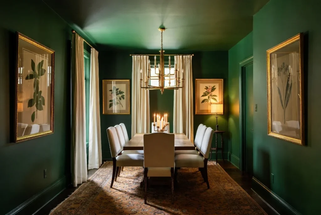 Use Rich, Deep Wall Colors