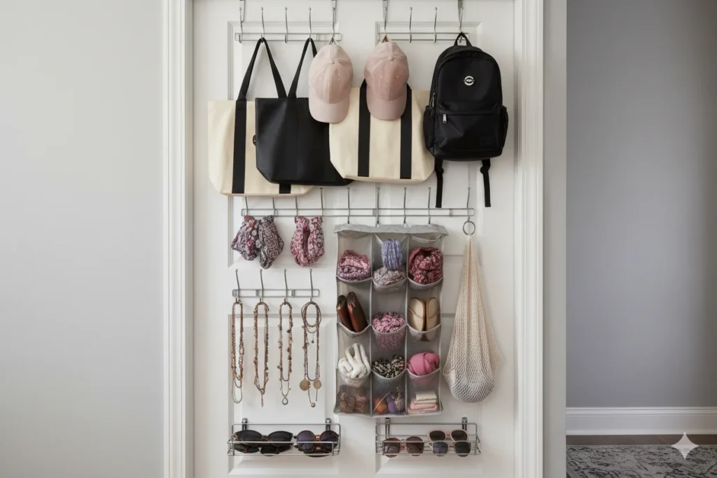 Utilize Closet Door Space
