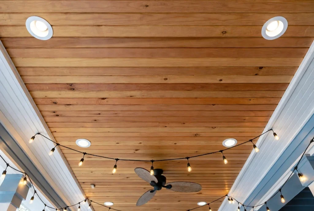 Add Drama and Character with Back Porch Ceiling Ideas