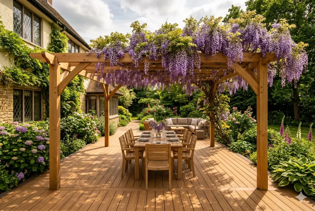 Add a Pergola for Shade and Structure